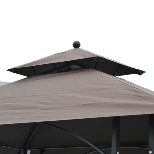 Ultimate Outdoor BBQ Canopy Tent - 2.5x1.5m Sun Shelter with Serving Tables