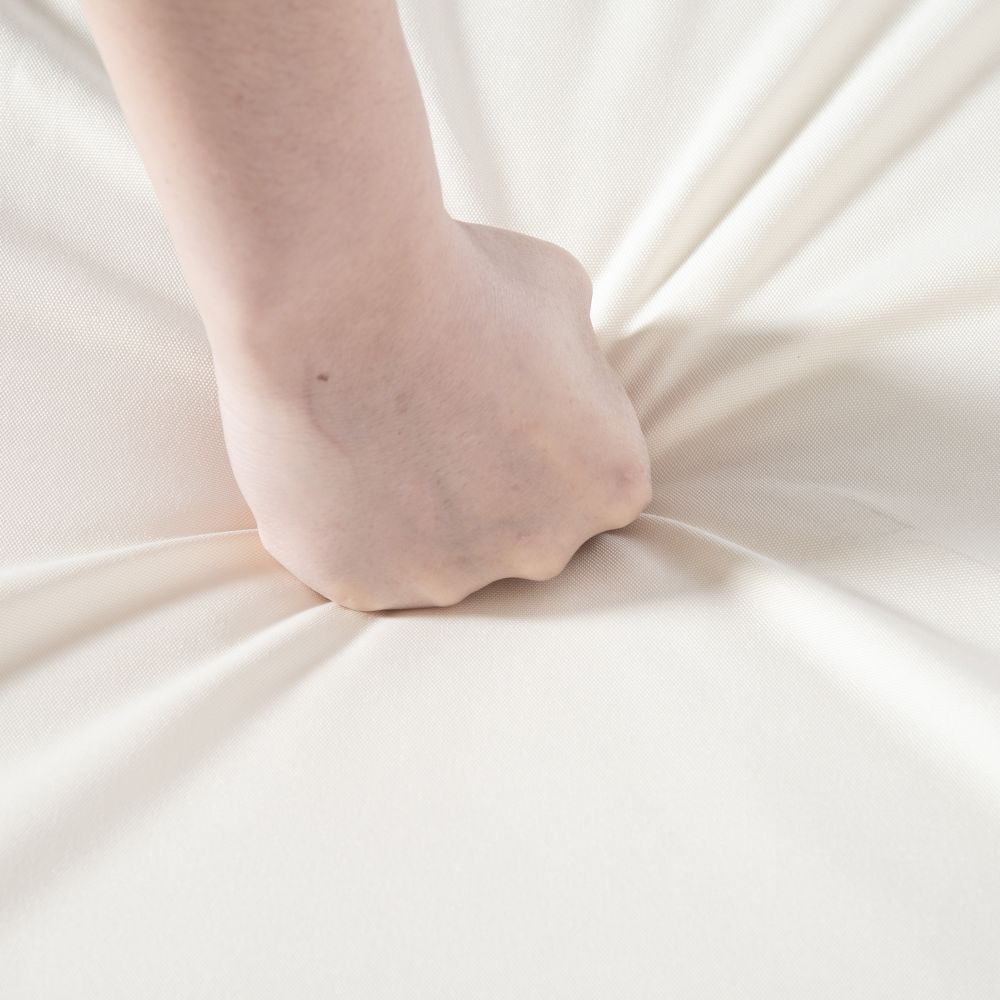 Cozy 2-Person Rattan Porch Swing Bench with Cushions – Cream White Comfort