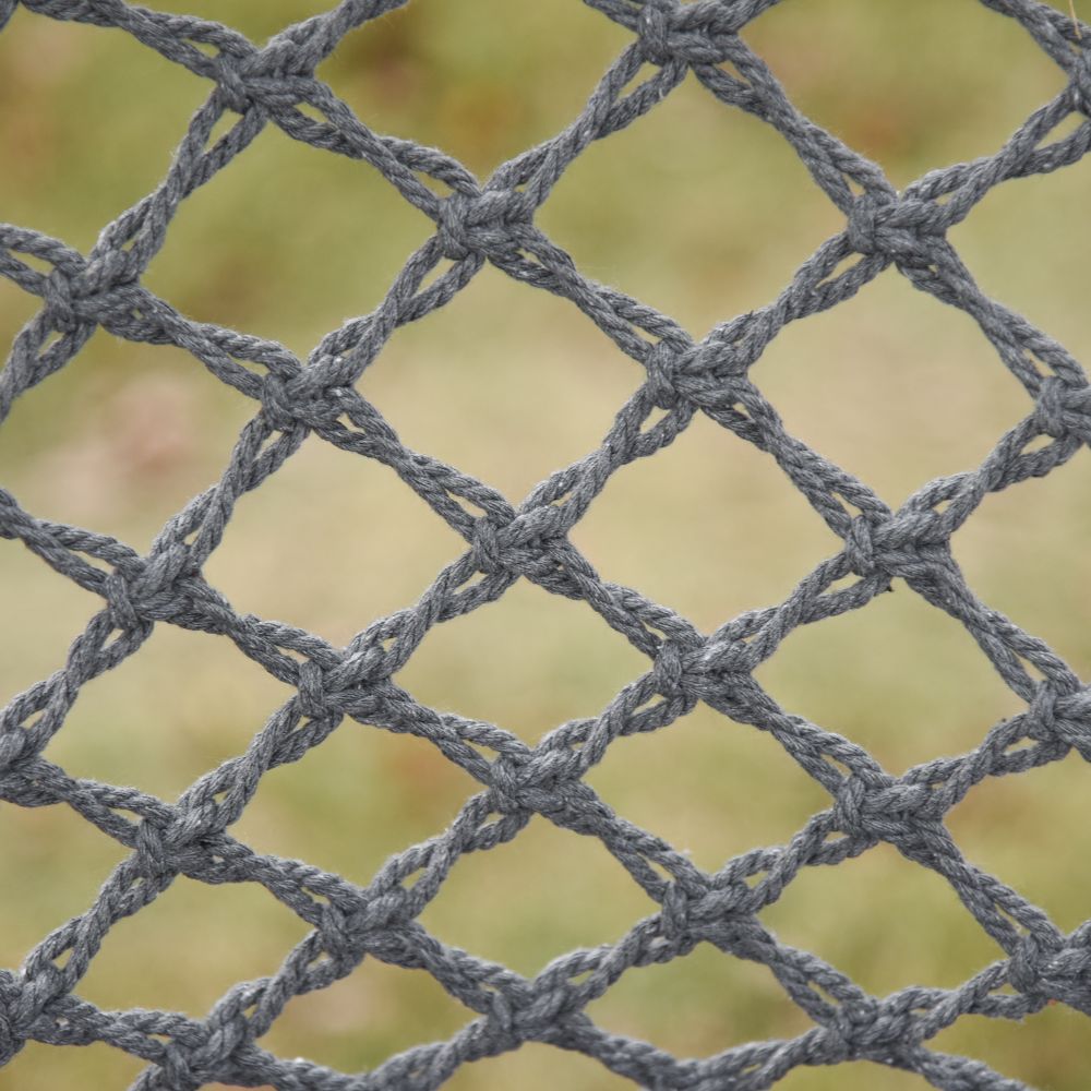Cozy Bohemian Macrame Swing Chair with Padded Cushion & Stylish Tassels - Grey