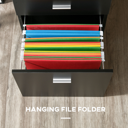 L-Shaped Corner Desk with Drawer, Black, Home Office by HOMCOM