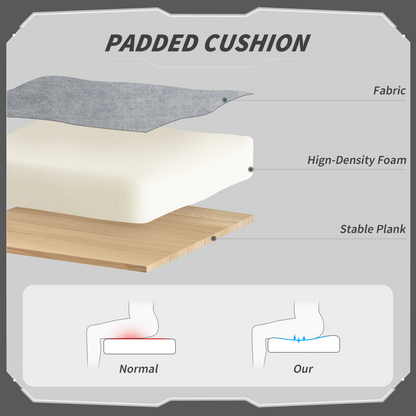 HOMCOM Printed Velvet Computer Recliner Chair with Adjustable Height, Grey