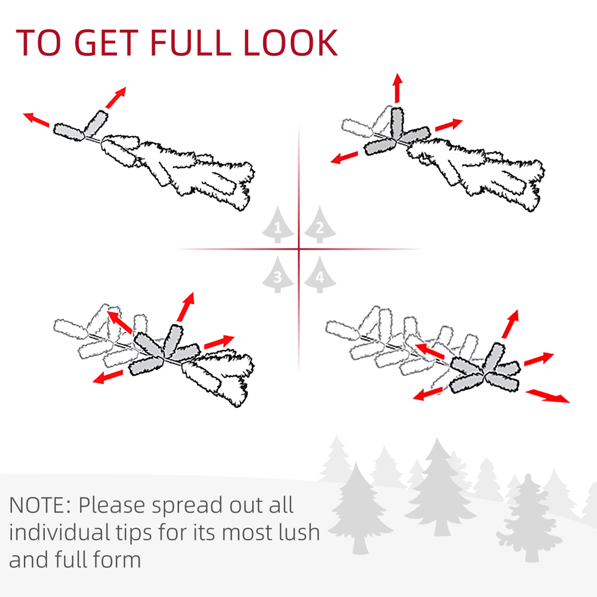 6ft Multicolour Fibre Optic Christmas Tree with Star Topper & Metal Base