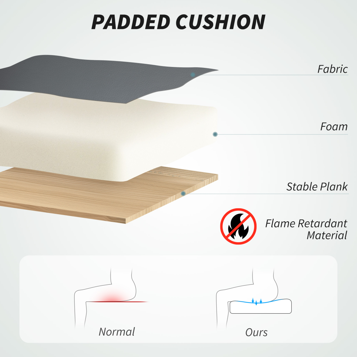 HOMCOM PU Leather Massage Office Chair, Reclining Desk Chair, Grey