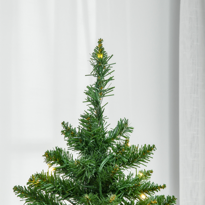 6ft Green Christmas Tree with Warm White LEDs, 8 Light Patterns