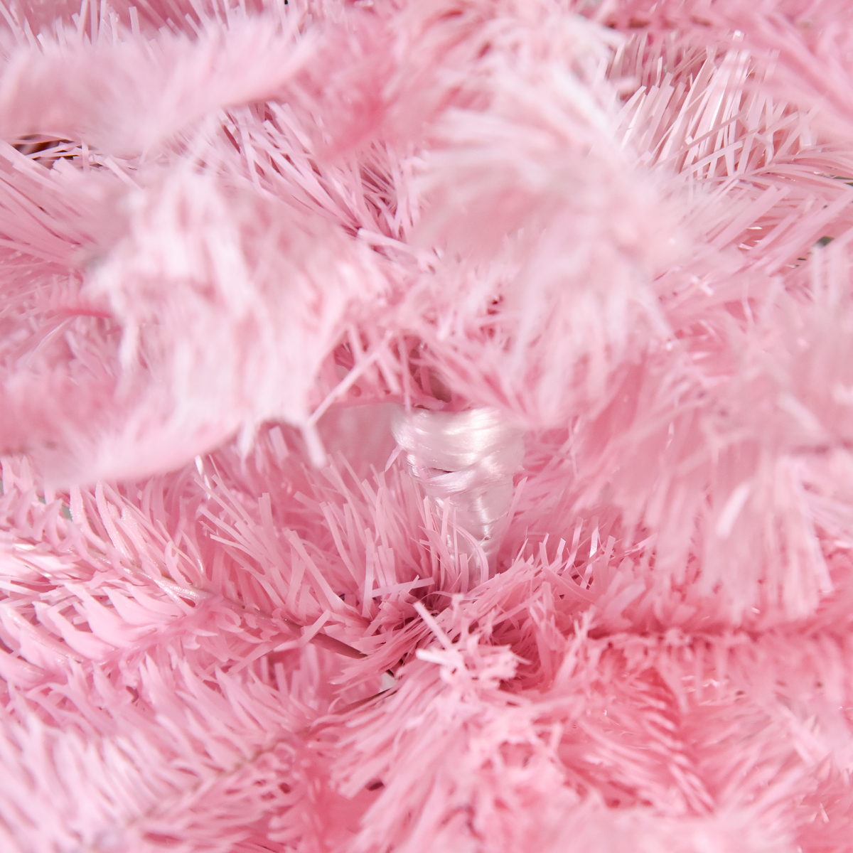 4ft Pink Artificial Christmas Tree - Auto-Open, 341-Branch Full Look