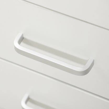 White 5-Drawer Computer Desk for Home Office - Writing Desk with Storage