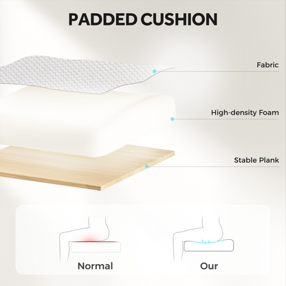 HOMCOM Ergonomic Office Chair, Recliner Computer Chair with Footrest, Grey