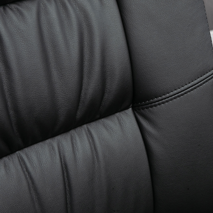 PU Leather Executive Office Chair High Back Height Adjustable Desk Chair, Black