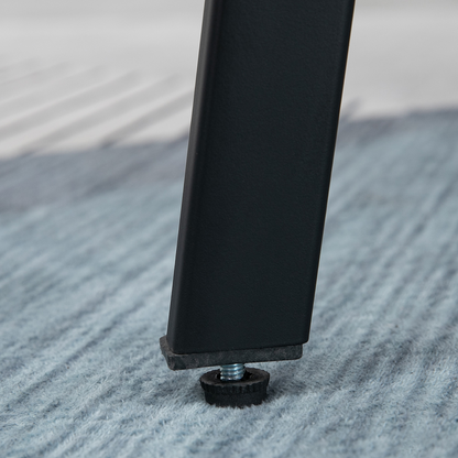 HOMCOM Industrial Bar Stools Set of 2, Bar Chairs with Steel Legs, Brown