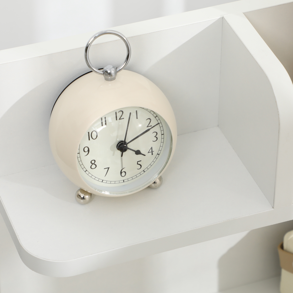 HOMCOM Modern Bedside Table w/2 Drawer and Storage Shelves Chest for Bedroom