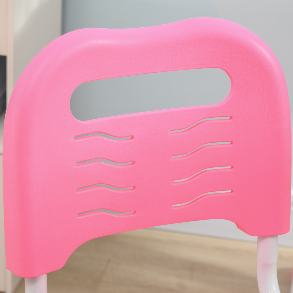 Pink Adjustable-Height Kids Desk & Chair Set with Drawer & Pen Slot