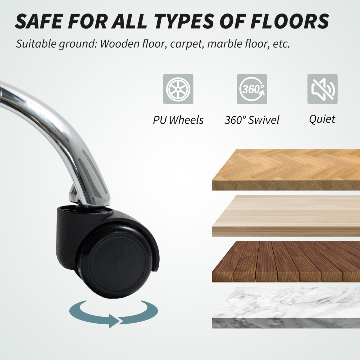 HOMCOM PU Leather Massage Office Chair, Reclining Desk Chair, Grey