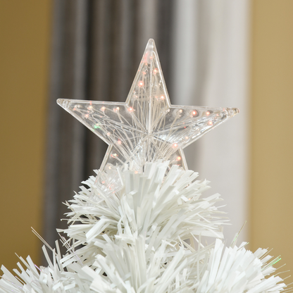 2.5ft Prelit Tabletop Christmas Tree with Fibre Desk & White Star