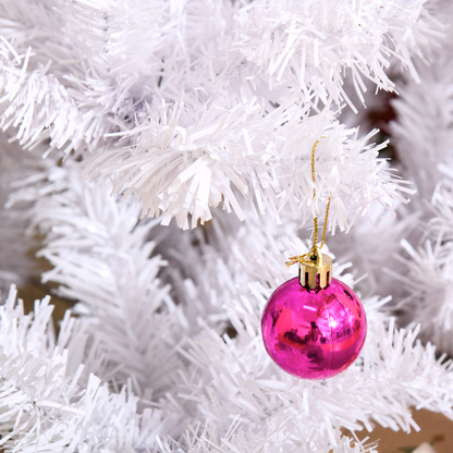 5ft Snow Artificial Christmas Tree with Metal Stand - 680 Tips, White