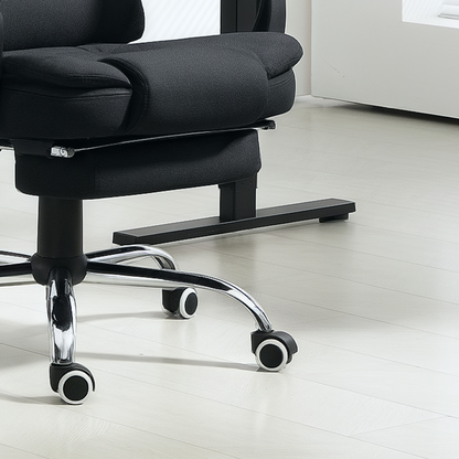 Vinsetto Ergonomic Heated 6 Points Vibration Massage Office Chair Black