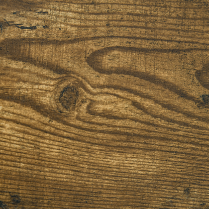 R-Shaped Brown Computer Desk with Monitor Shelf, Storage & Z-Frame