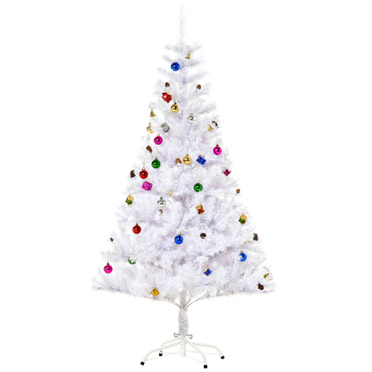 5ft Snow Artificial Christmas Tree with Metal Stand - 680 Tips, White