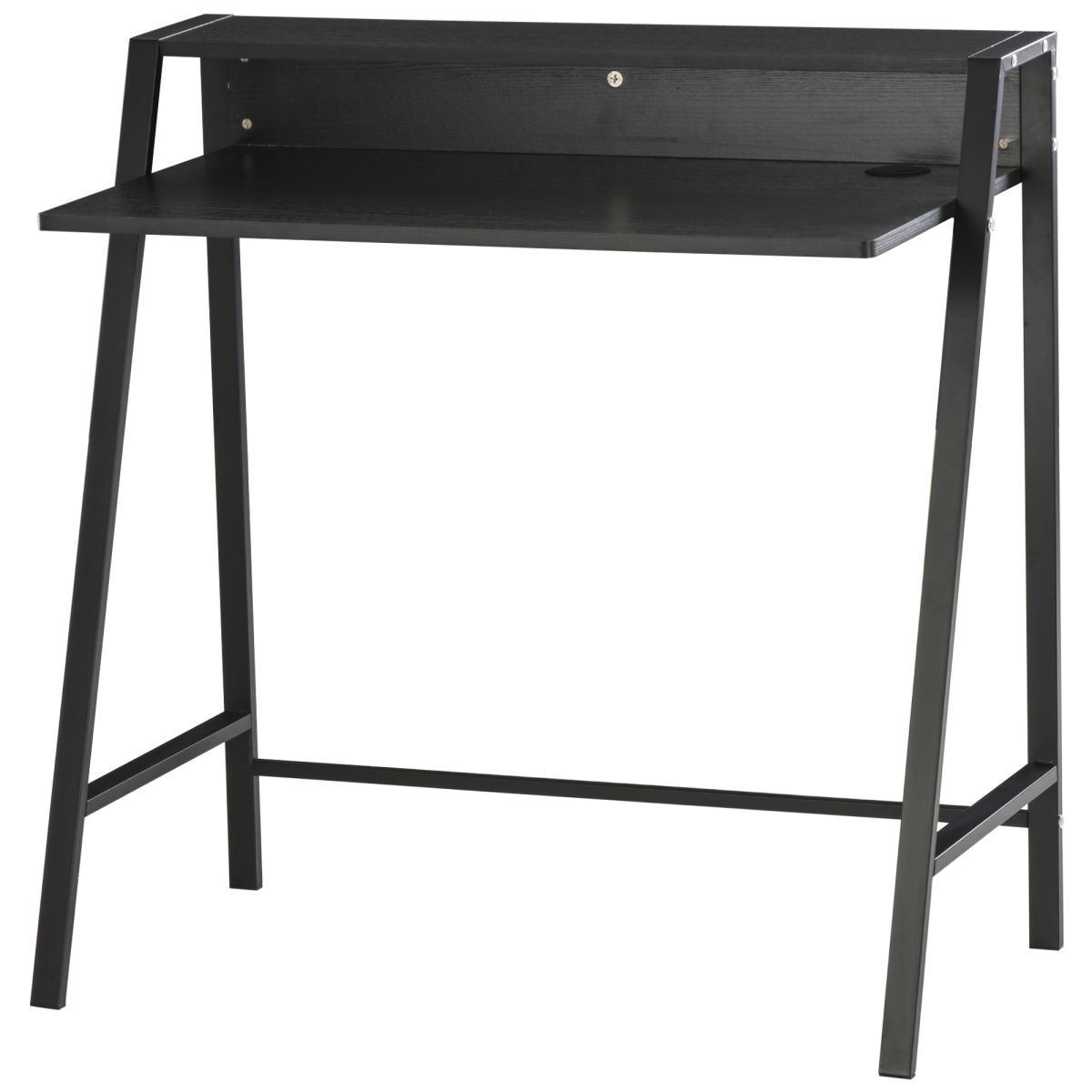 Sturdy Computer Desk with Upper Storage Shelf - Ideal Home Office, 85cm