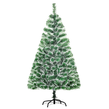 5ft Indoor Christmas Tree with 416 Tips, PET Branches, Metal Stand
