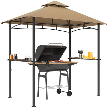 Outsunny Double-Tier BBQ Gazebo: Your Ultimate Outdoor Cooking Oasis