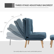 Load image into Gallery viewer, Modern 3-Position Recliner &amp; Ottoman Set - Stylish Comfort for Any Space
