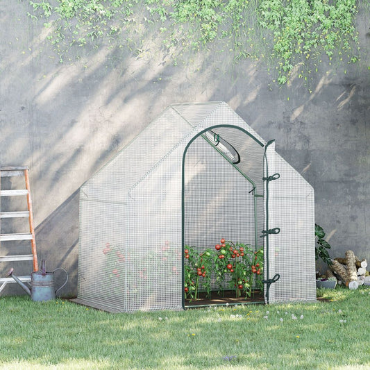 Outsunny Walk-In Greenhouse: 180x100x165cm, Perfect for Year-Round Gardening!