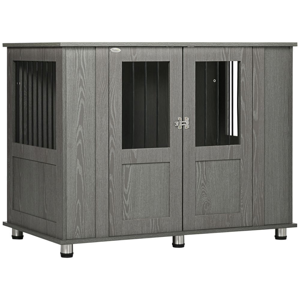 Dual-Function Extra Large Dog Crate: Stylish Indoor End Table & Secure Kennel
