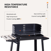Load image into Gallery viewer, Outsunny Premium Charcoal BBQ Grill - Adjustable, Spacious &amp; Durable
