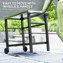 Load image into Gallery viewer, Outsunny Portable BBQ Table with Shelving &amp; Hooks - Perfect for Outdoor Dining!
