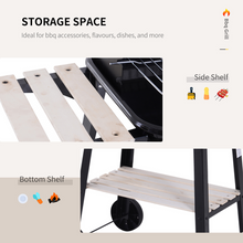 Load image into Gallery viewer, Outsunny Premium Charcoal BBQ Grill - Adjustable, Spacious &amp; Durable

