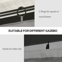Load image into Gallery viewer, Upgrade Your Outdoor Oasis: 4-Pack Light Grey Gazebo Replacement Sidewalls
