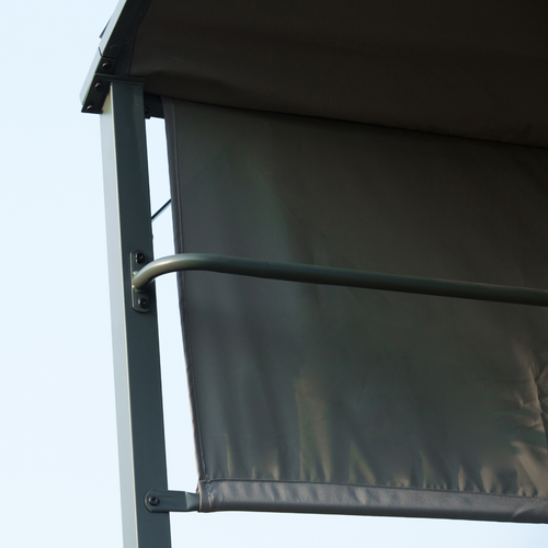 Stay Cool Outdoor BBQ Canopy with Metal Frame – Perfect for Grilling!