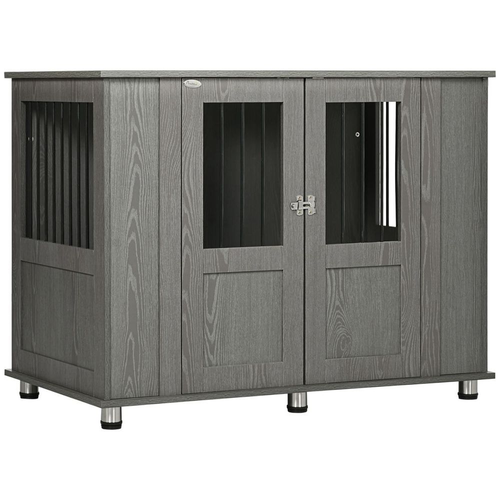 Dual-Function Extra Large Dog Crate: Stylish Indoor End Table & Secure Kennel