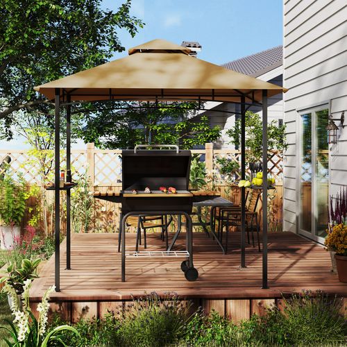 Outsunny Double-Tier BBQ Gazebo: Your Ultimate Outdoor Cooking Oasis