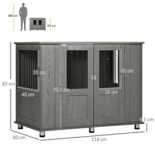 Load image into Gallery viewer, Dual-Function Extra Large Dog Crate: Stylish Indoor End Table &amp; Secure Kennel
