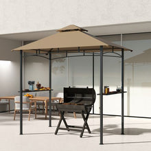 Load image into Gallery viewer, Outsunny Double-Tier BBQ Gazebo: Your Ultimate Outdoor Cooking Oasis
