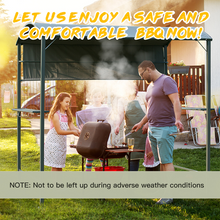 Load image into Gallery viewer, Stay Cool Outdoor BBQ Canopy with Metal Frame – Perfect for Grilling!
