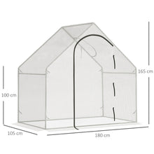 Load image into Gallery viewer, Outsunny Walk-In Greenhouse: 180x100x165cm, Perfect for Year-Round Gardening!
