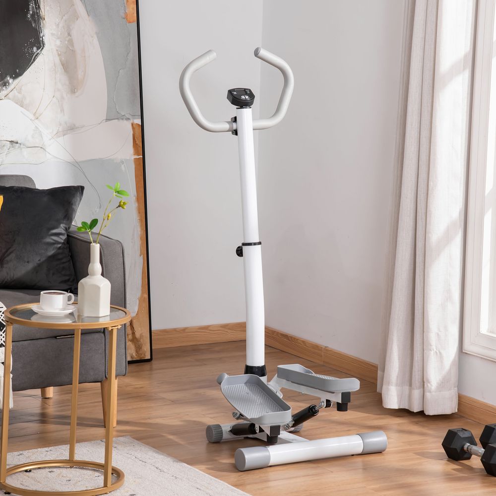 Adjustable HOMCOM Twist Stepper: Maximize Home Workouts with Ease!