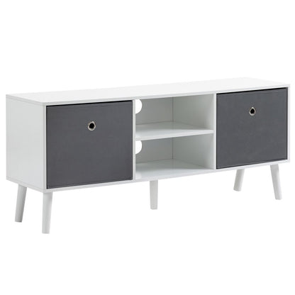 HOMCOM Versatile Modern TV Stand with Storage - Stylish & Functional