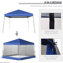 Load image into Gallery viewer, Outsunny 3.6m Pop-Up Gazebo: Instant Shelter with Bug-Resistant Walls
