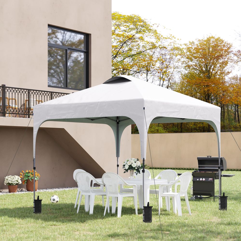 Instant 3x3M Pop Up Gazebo with Carry Bag & Weight Bags - Perfect for Events!