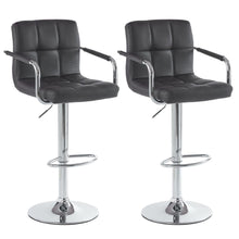 Load image into Gallery viewer, 2pcs 60-80cm 6 Checks Round Cushion No Armrest Bar Stool brown
