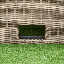 Load image into Gallery viewer, Versatile 8-Seater Rattan Daybed with Adjustable Table &amp; Cozy Olefin Cushions
