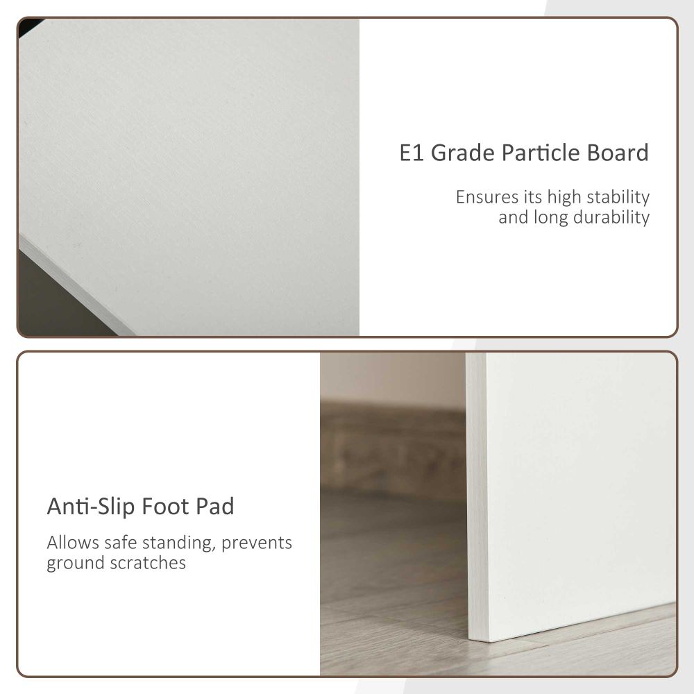 Modern L-Shaped Computer Desk with 360° Rotating Function – Stylish & Space-Saving