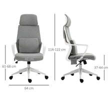 Load image into Gallery viewer, Massage Office Chair with 2 Points Lumbar Support Adjustable Height

