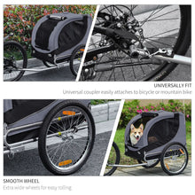 Load image into Gallery viewer, Ultimate Pet Bicycle Trailer: Durable, Spacious, Water-Resistant &amp; Safe Ride!
