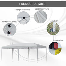Load image into Gallery viewer, Ultimate 6m Pop-Up Gazebo with Carry Bag - Waterproof, Heavy-Duty Shade Solution
