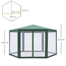 Load image into Gallery viewer, Hexagonal Waterproof Gazebo - Elegant Shelter for Outdoor Gatherings
