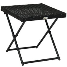 Load image into Gallery viewer, Folding Rattan Coffee Table – Stylish &amp; Space-Saving for Outdoor Living
